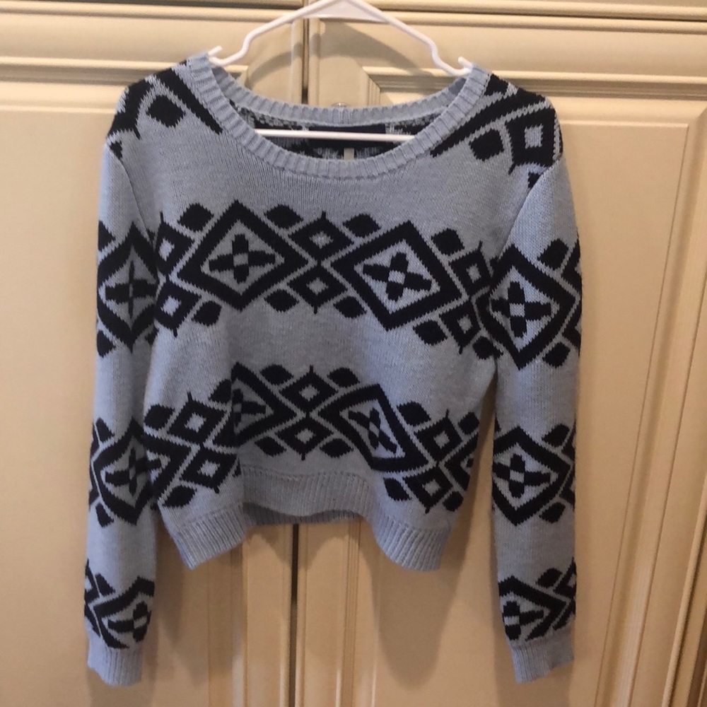 Blue sweater